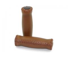 Puños Antiguos Tipo Piel Cosidos Old Bike Leather Type Grips