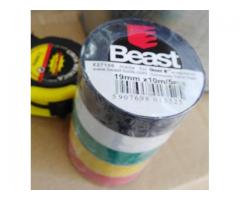 5 x Rollos Cinta Adhesiva Aislante Colores Insulating Tape 19mm/10m