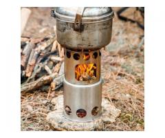 Fuego Camping Mini Hornilla Estufa Leña BushCraft Stove Fire