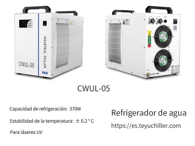 Enfriador de recirculación compacto CWUL-05 para marcadora láser UV